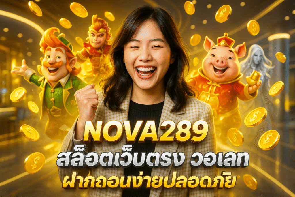 NOVA289 สล็อตเว็บตรง วอเลท ฝากถอนง่ายปลอดภัย