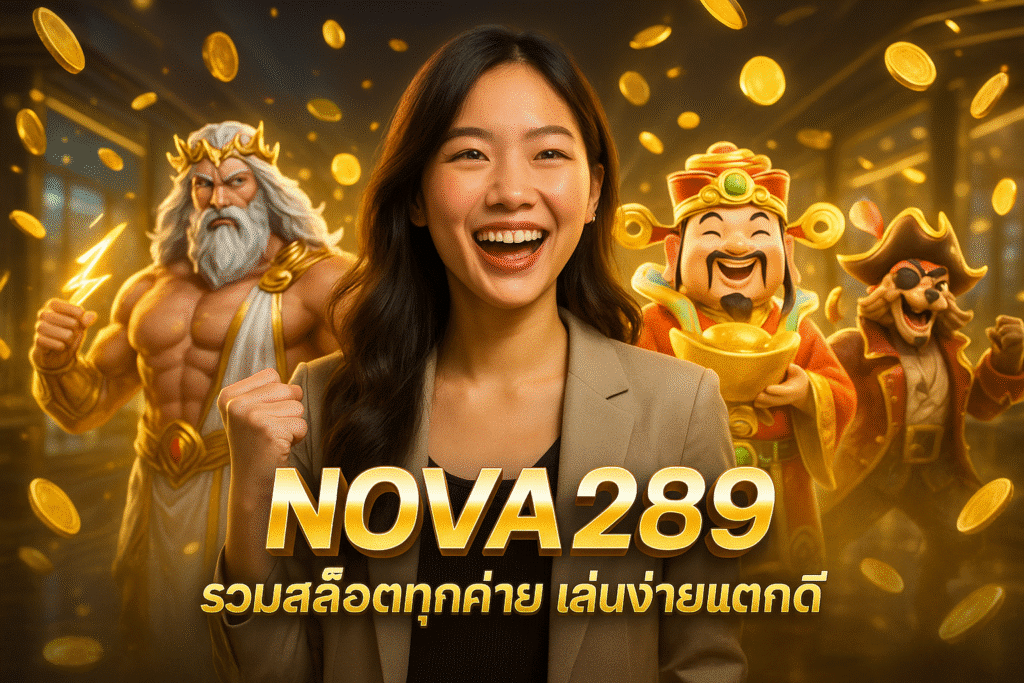 NOVA289 รวมสล็อตทุกค่าย เล่นง่ายแตกดี