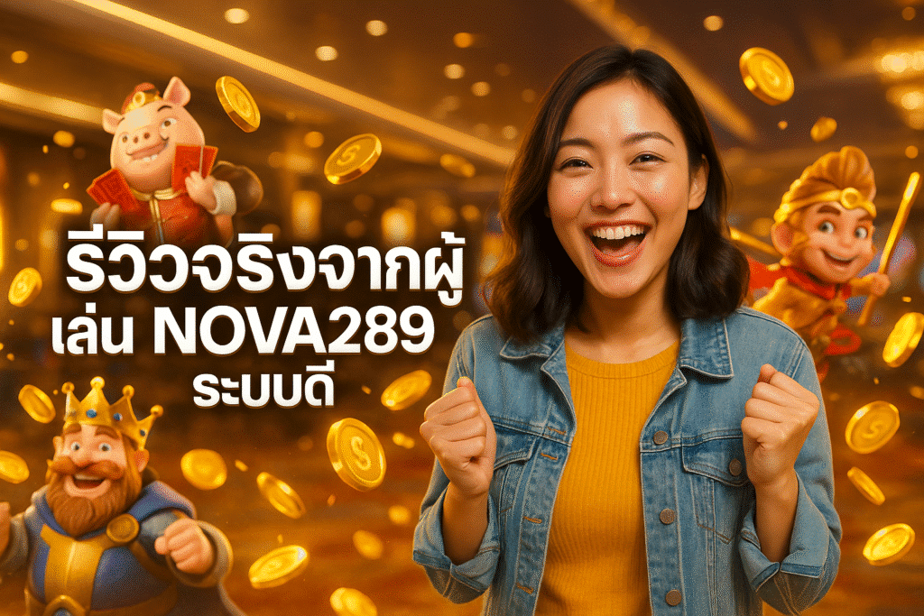 รีวิวจริงจากผู้ เล่น NOVA289 ระบบดี