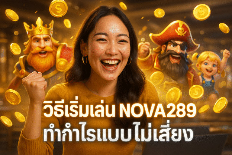 วิธีเริ่มเล่น NOVA289 ทำกำไรแบบไม่เสี่ยง
