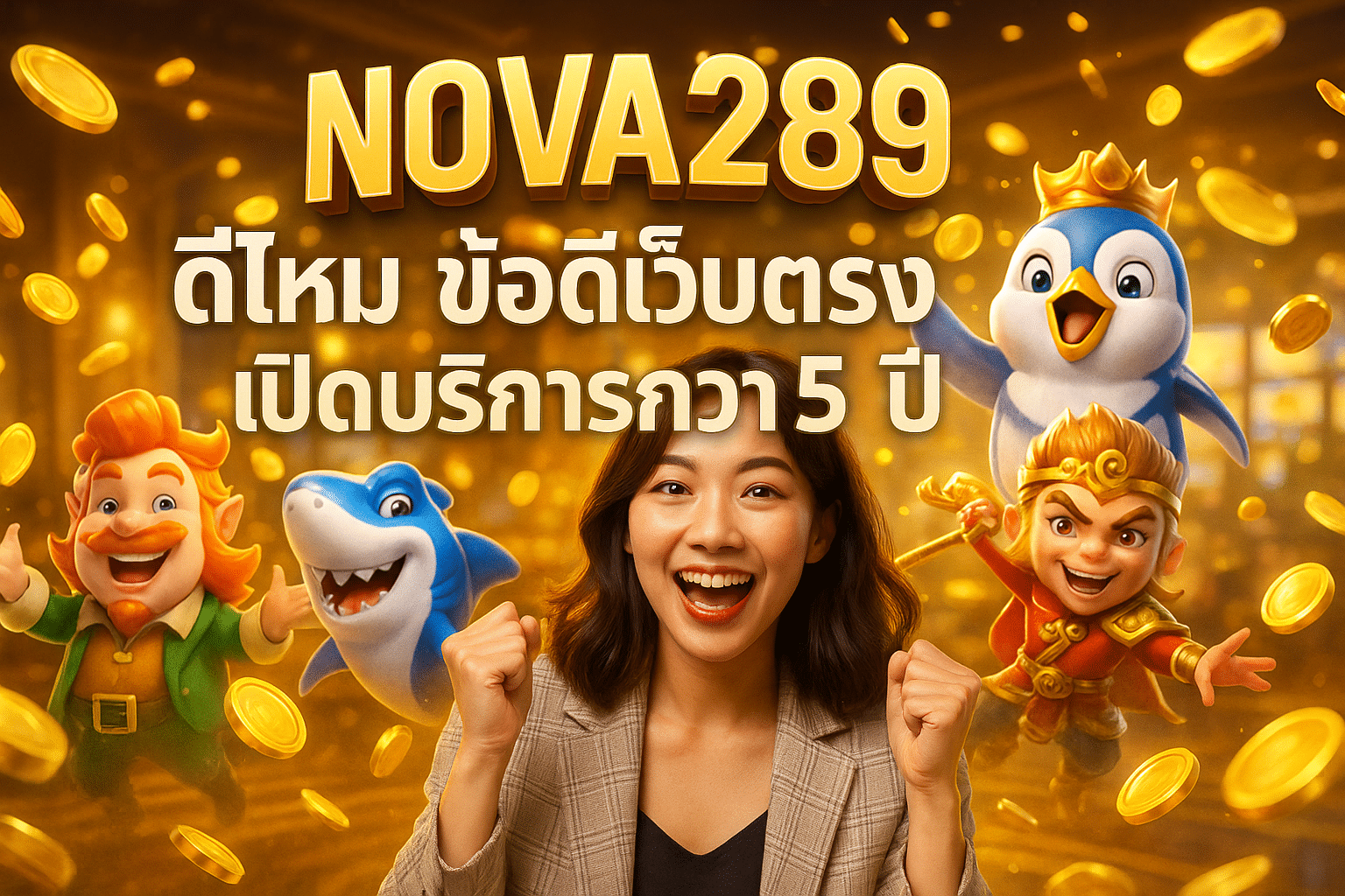 NOVA289 ดีไหม ข้อดีเว็บตรงเปิดบริการกว่า 5 ปี